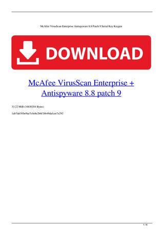 Mcafee patch 11 download